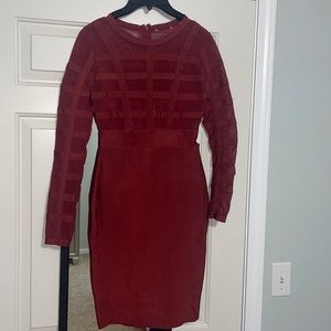 Beautiful red tight dress